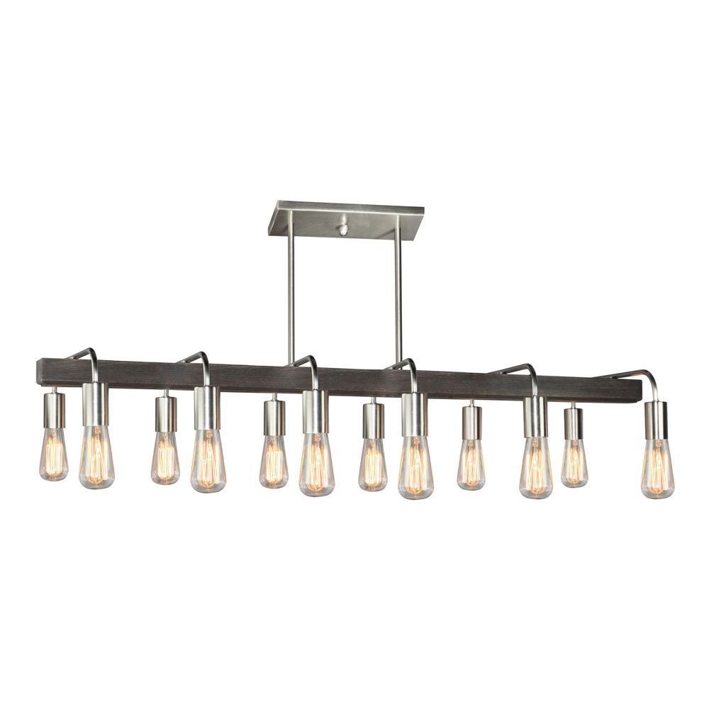 Artcraft Lighting-AC10452BN-Lynwood-12 Light Island-15 Inches Wide by 9 Inches High   Lynwood-12 Light Island-15 Inches Wide by 9 Inches High