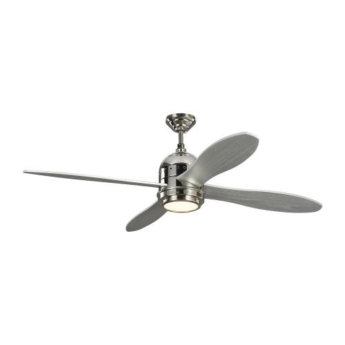 Blade 56 Inch Ceiling Fan With Light Kit, Hunter 52 Winslow Brushed Nickel Ceiling Fan