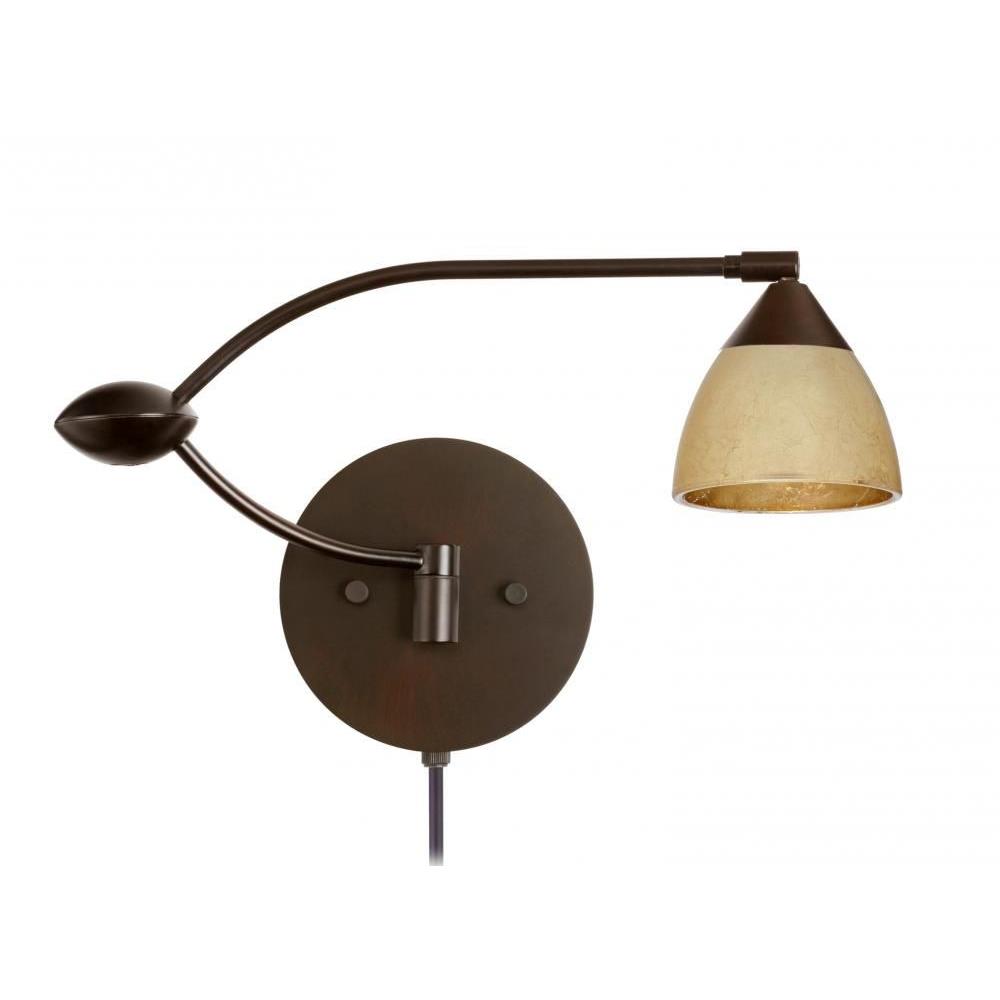 double swing arm wall light