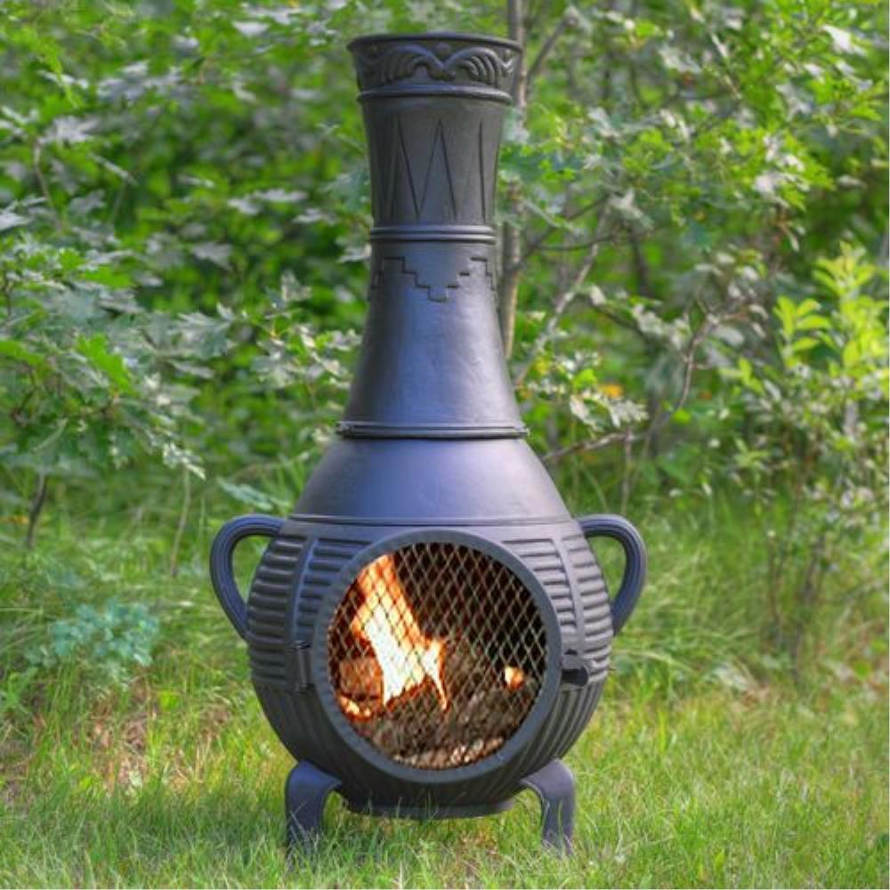 Blue Rooster - AL015 - Pine - 44 Inch Regular Chiminea