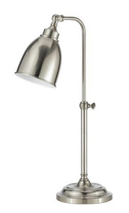 Cal Lighting-BO-2032TB-DB-One Light Desk Lamp-7 Inches Wide by 25 Inches High Dark Bronze Rust Finish