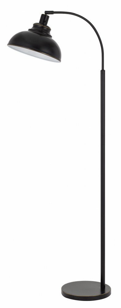 Cal Lighting-BO-2964FL-DB-Dijon-1 Light Adjustable Floor lamp in Lifestyle/Traditional Style-11 Inches Wide by 61 Inches High Dark Bronze Dark Bronze Finish with Dark Bronze Metal Shade