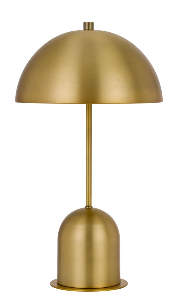Cal Lighting-BO-2978DK-AB-Peppa - 1 Light Accent Lamp Antique Brass Antique Brass Finish with Antique Brass Metal Shade