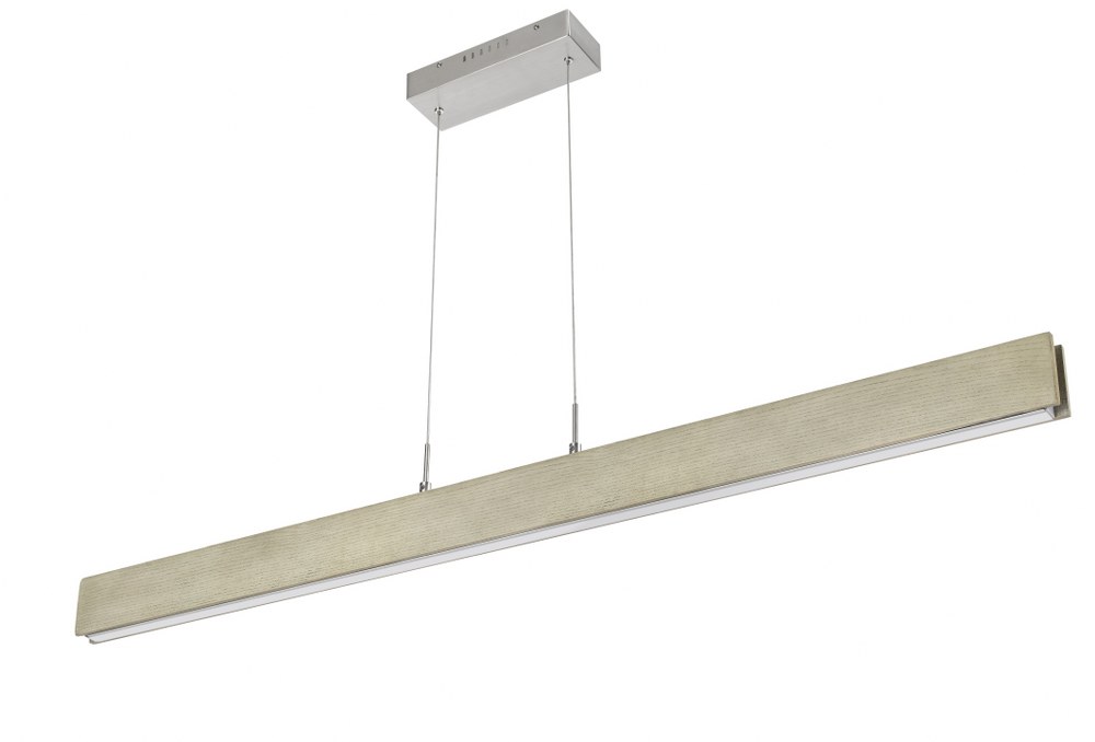 Cal Lighting-FX-2965-36-Colmar- 30W LED Chandelier in Lifestyle/Modern Style-51.25 Inches Wide by 67 Inches High   Rubber Wood Finish