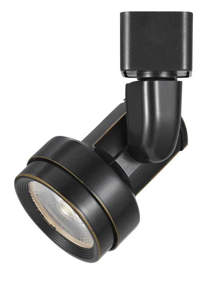 Cal Lighting-HT-352-DB-10W 1 LED Track Light-3.2 Inches Wide by 4.2 Inches High Dark Bronze White Finish