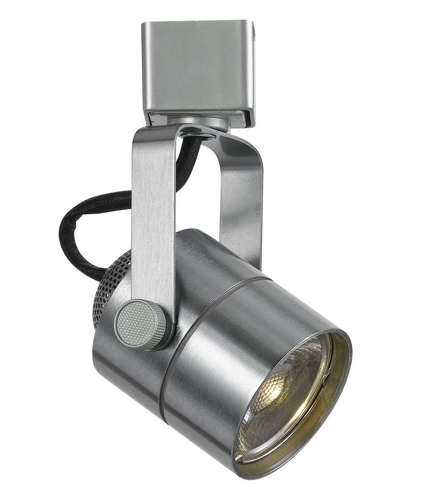 Cal Lighting-HT-611M-BS-10W 1 LED Track Light-2.2 Inches Wide by 5.6 Inches High Brushed Steel White Finish