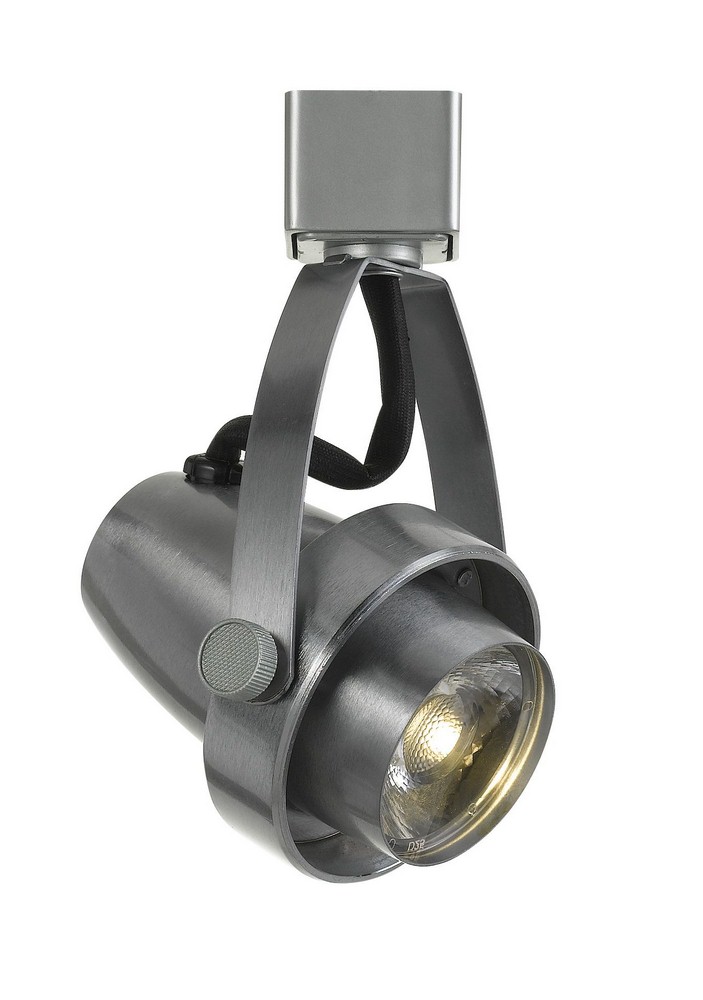 Cal Lighting-HT-619-BS-10W 1 LED Track Light-3 Inches Wide by 6 Inches High Brushed Steel White Finish