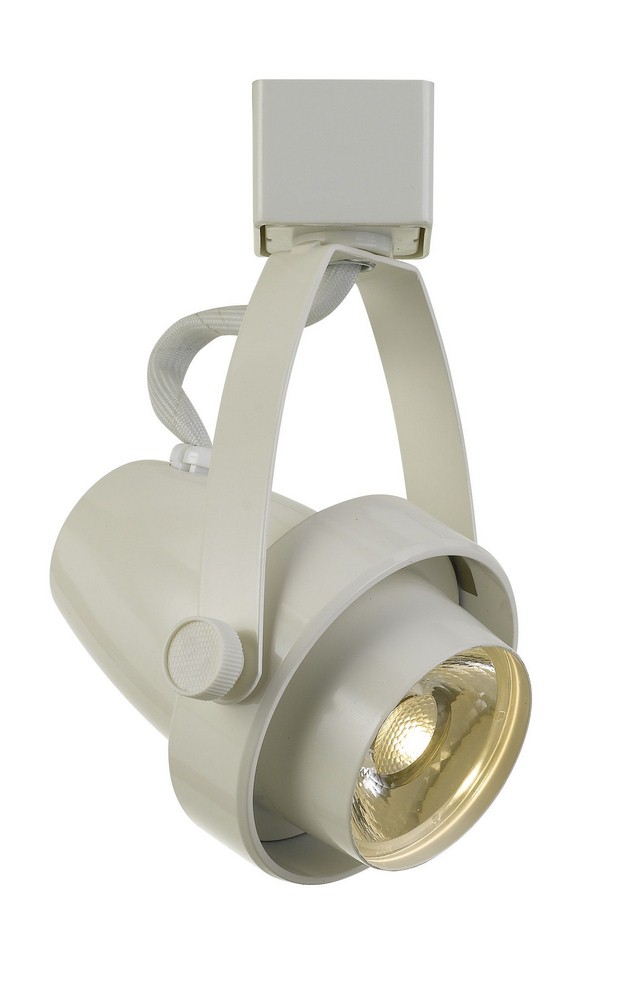 Cal Lighting-HT-619-WH-10W 1 LED Track Light-3 Inches Wide by 6 Inches High White White Finish