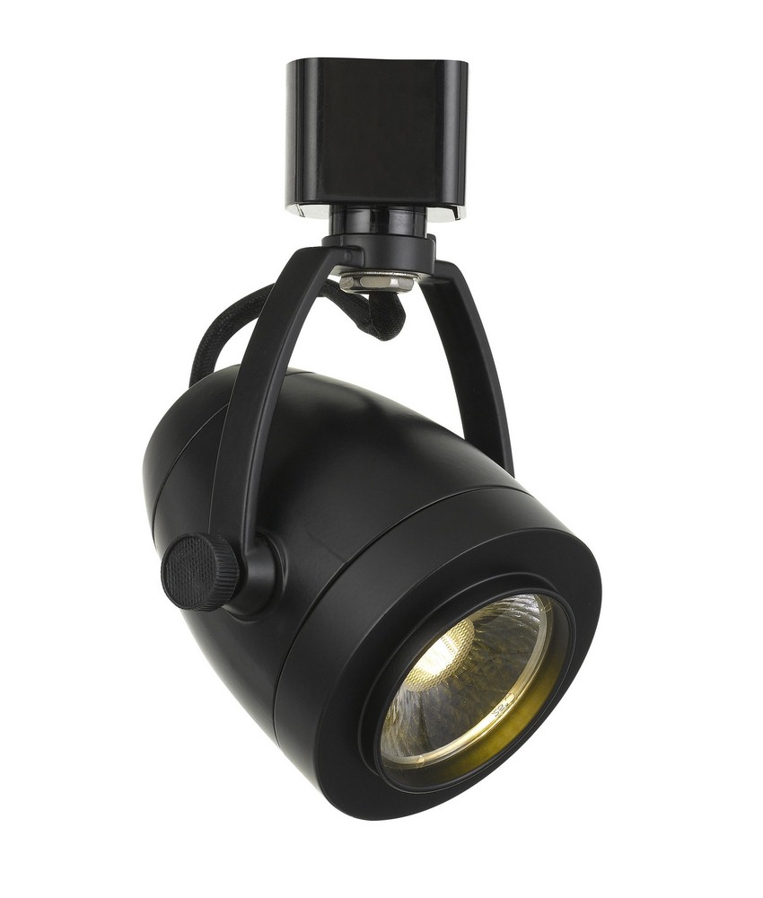 Cal Lighting-HT-701-BK-12W 1 LED Track Light-4.3 Inches Wide by 5 Inches High Black White Finish