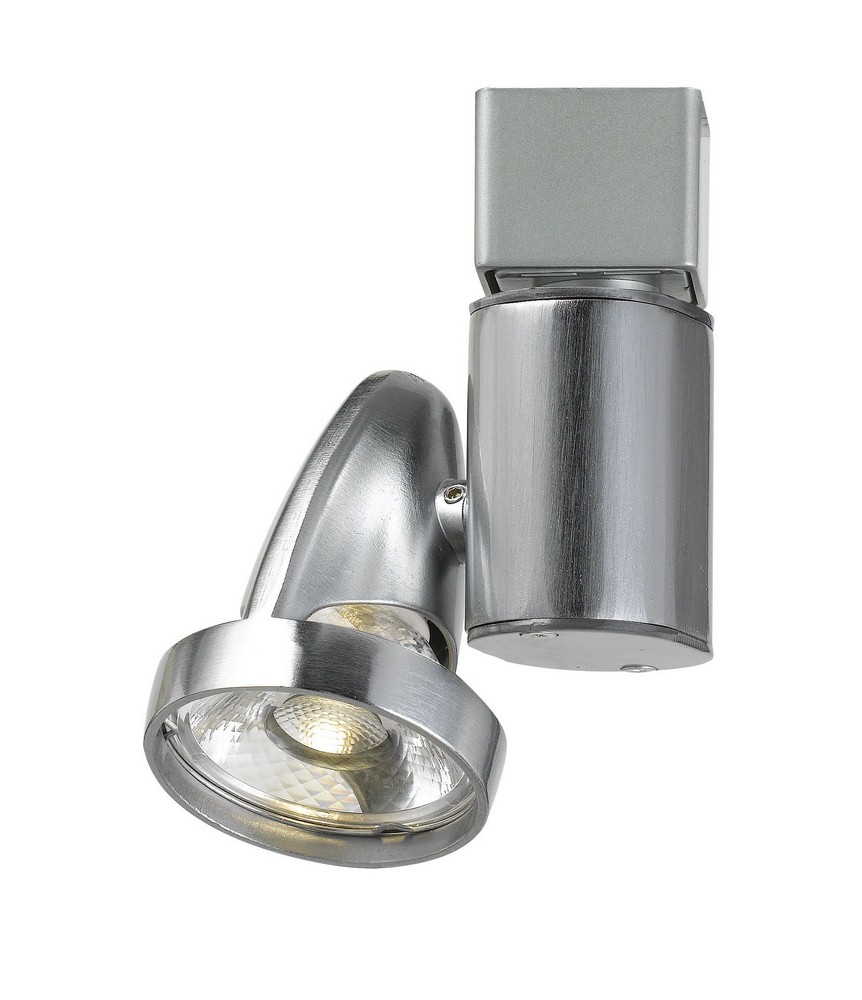Cal Lighting-HT-808-BS-10W 1 LED Track Light-2.2 Inches Wide by 4.7 Inches High Brushed Steel White Finish