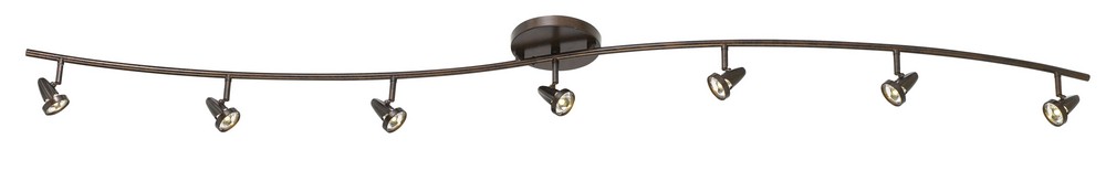 Cal Lighting-SL-808-7-RU-Serpentine- 40W 1 LED Track Light-84 Inches Wide by 6.8 Inches High Rust Rust Finish