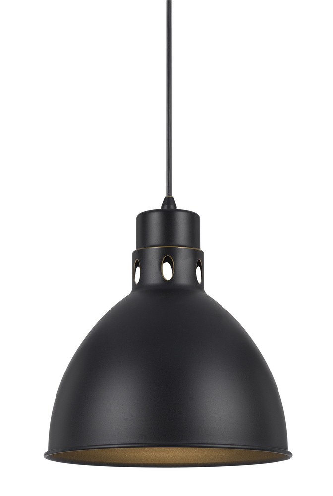 Cal Lighting-UP-1109-6-DB-Webster-One Light Pendant-10 Inches Wide by 72 Inches High Dark Bronze Rust Finish
