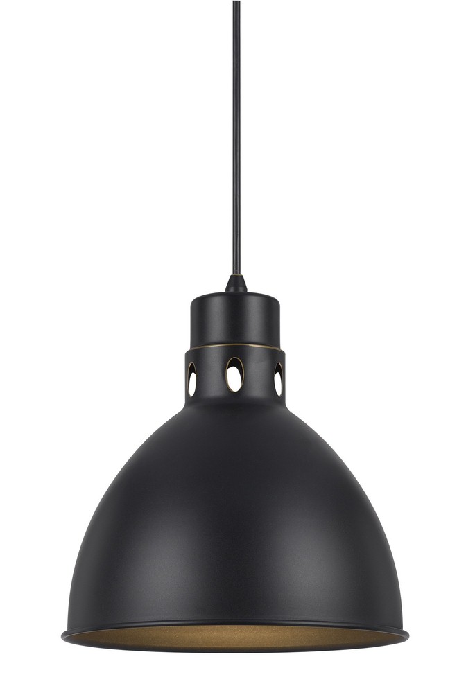 Cal Lighting-UP-1109-6-DB-Webster-One Light Pendant-10 Inches Wide by 72 Inches High Dark Bronze  Rust Finish