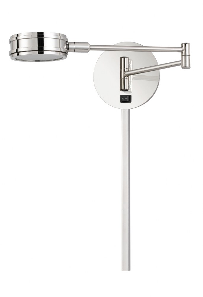 Cal Lighting-WL-2927-CH-Villach- 5W LED Wall Mount-4.75 Inches Wide by 4.75 Inches High   Chrome Finish