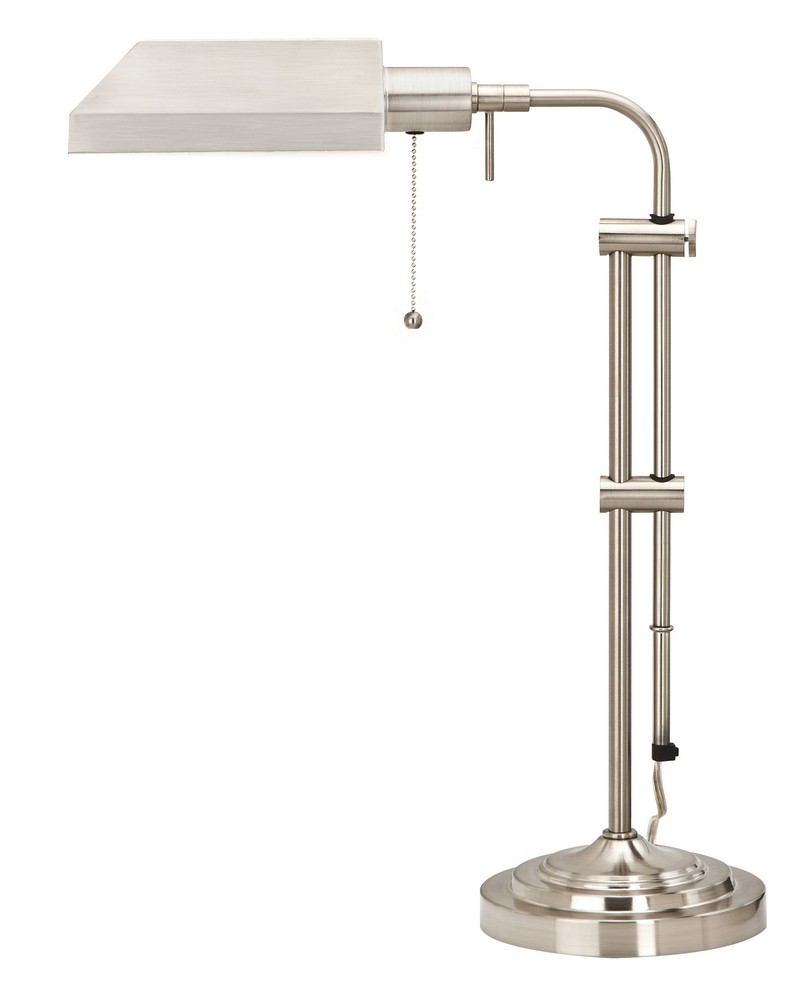 Cal Lighting-BO-117TB-BS-One Light Floor Lamp-12.6 Inches Wide by 5.8 Inches High Brushed Steel Dark Bronze Finish