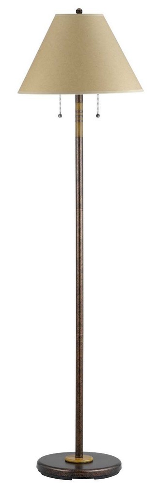 Cal Lighting-BO-234FL-RU-Soho-Two Light Floor Lamp-10 Inches Wide by 16.8 Inches High Soho-Two Light Floor Lamp-10 Inches Wide by 16.8 Inches High