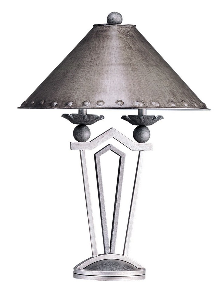 1671924 Cal Lighting-BO-2410-Two Light Table Lamp   Bronze sku 1671924