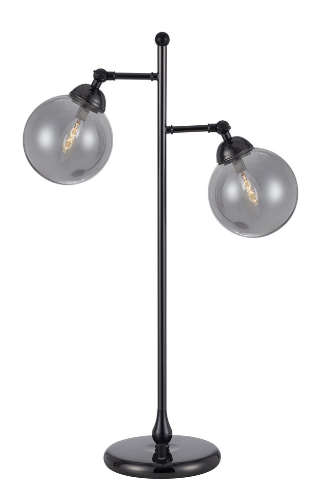 Cal Lighting-BO-2577TB-Prato-Two Light Table Lamp-8 Inches Wide by 28 Inches High Table Lamp