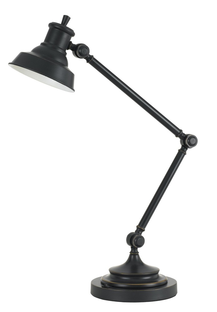 Cal Lighting-BO-2666DK-7W 1 LED Desk Lamp-7.75 Inches Wide by 34 Inches High   Dark Bronze Finish