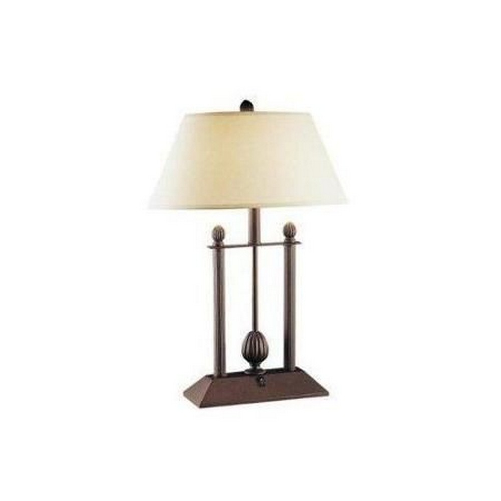 Cal Lighting-BO-626-BE-One Light Table Lamp-7 Inches Wide by 30 Inches High   Beige Finish