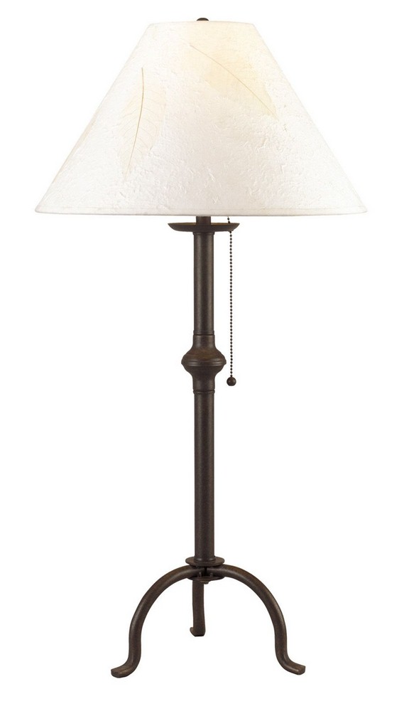 Cal Lighting-BO-903TB-Craftman-One Light Pennyfoot Table Lamp-12.1 Inches Wide by 15.5 Inches High Matte Black