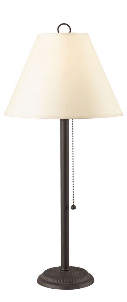 Cal Lighting-BO-904TB-OW-Craftman - One Light Candlestick Table Lamp Black