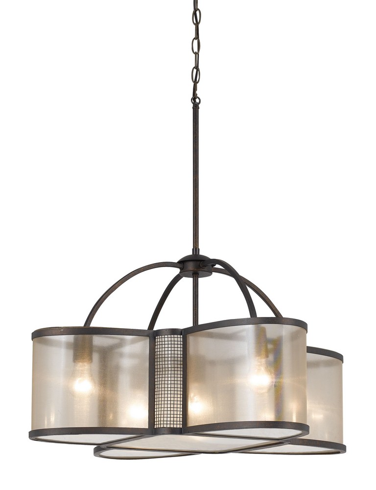 Cal Lighting-FX-3555/5-Dixon-Five Light Chandelier-16 Inches High Chandelier