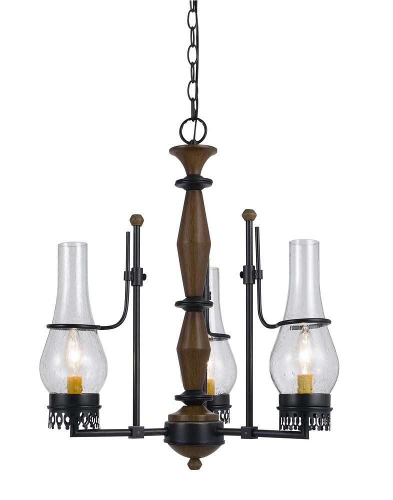 Cal Lighting-FX-3564/3-Trenton-Three Light Chandelier-23 Inches High   Chandelier