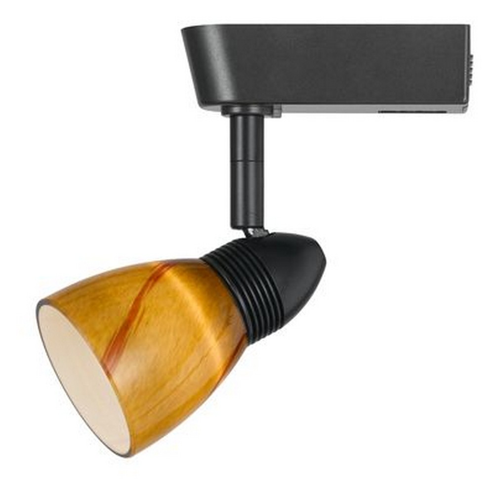 Cal Lighting-HT-854-BS/CBS-HT Series-Track Head Brushed Steel Cone Bruised Steel White Finish