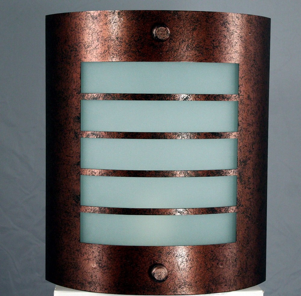 Cal Lighting-LA-163-RU-Elizabethe-One Light Wall Sconce-8.5 Inches Wide by 10.5 Inches High Rust Finish
