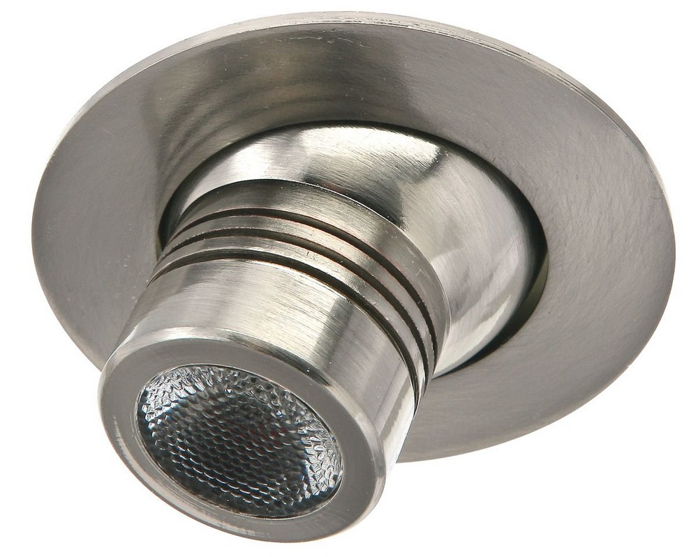 Cal Lighting-S36-3-40D6K-BS-LED Under Cabinet Light-2.25 Inches Wide by 2.38 Inches High Brushed Steel Finish