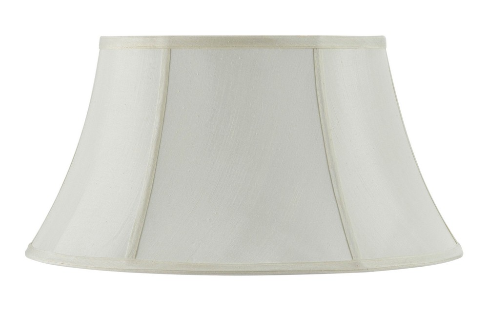 Cal Lighting-SH-8103/16-EG-Accessory- Shade-16 Inches Wide by 8.25 Inches High Swing Arm Egg Shell  White Finish