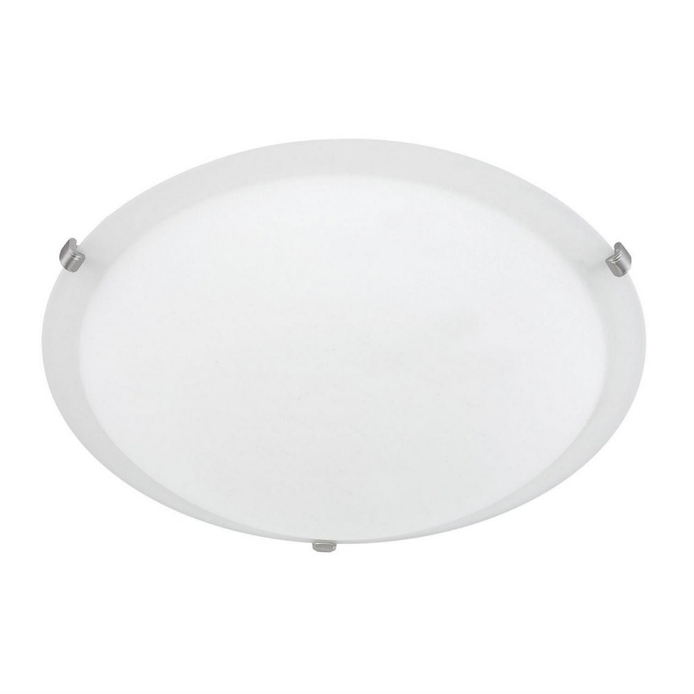 Capital Lighting-2820FF-SW-4 Light Flush Mount - in Modern style - 20 high by 6 wide   Brushed Nickel Finish with Soft White Glass