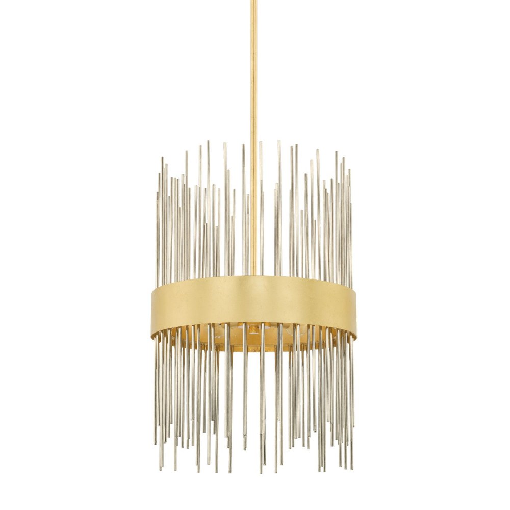 Capital Lighting-325441FI-Lena - 4 Light Pendant - in Modern style - 15 high by 63 wide   Fire/Ice Finish