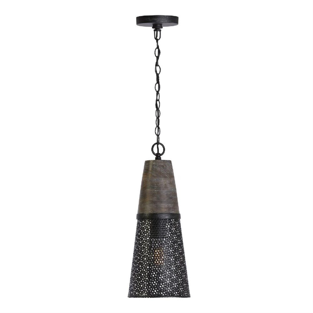 Capital Lighting-333911BH-692-19.5 Inch 1 Light Pendant - in Urban/Industrial style - 7.75 high by 19.5 wide Barn House  Barn House Finish