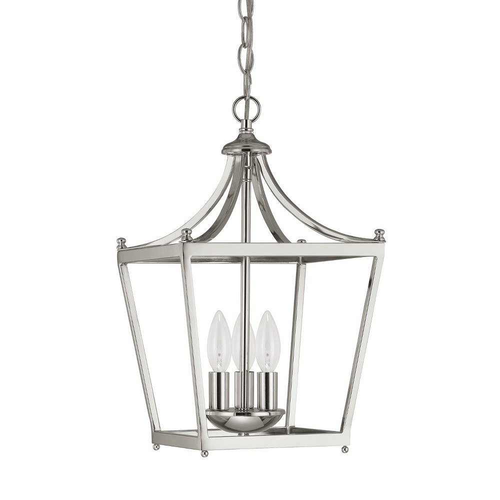 Capital Lighting-4036PN-Stanton - 3 Light Foyer - in style - 10.25 high by 17 wide   Polished Nickel Finish