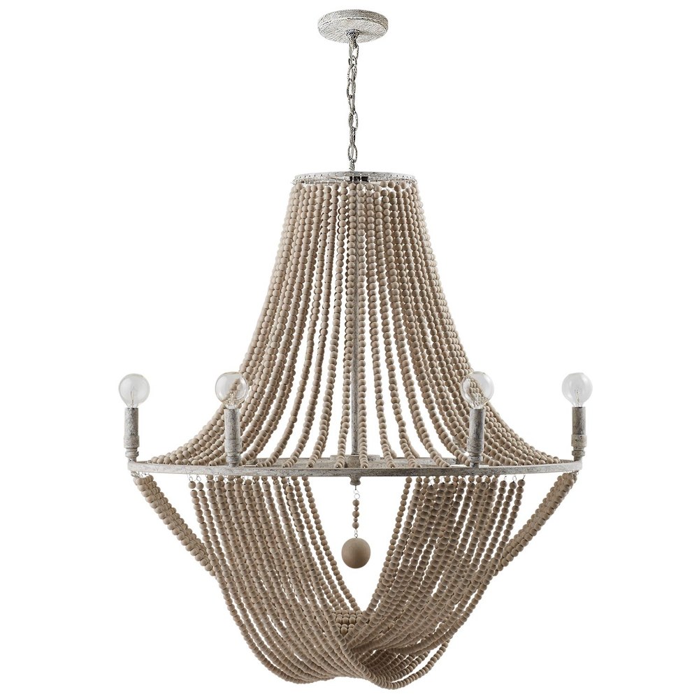 Capital Lighting-429561MS-Kayla - Chandelier 6 Light Mystic Sand - in Transitional style - 28.5 high by 34 wide   Mystic Sand Finish