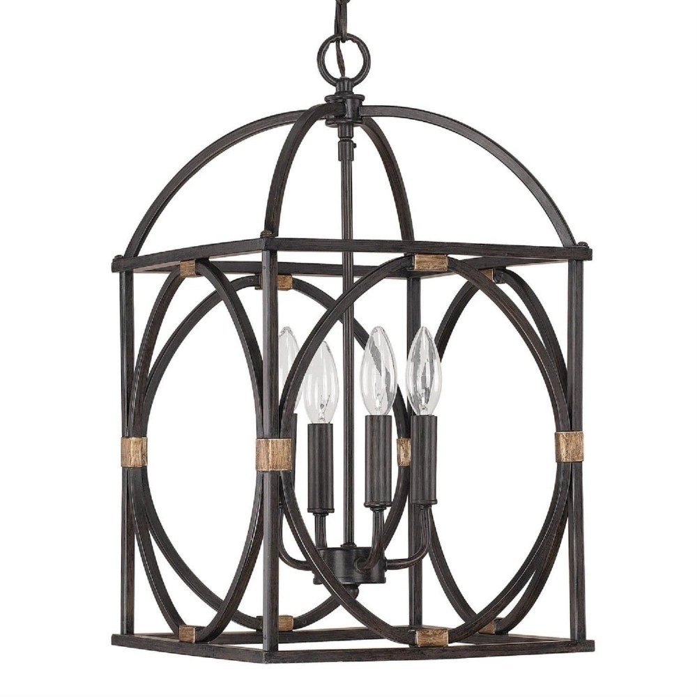 Capital Lighting-4521SY-20.75 Inch 4 Light Foyer - in Urban/Industrial style - 12 high by 20.75 wide   Surrey Finish