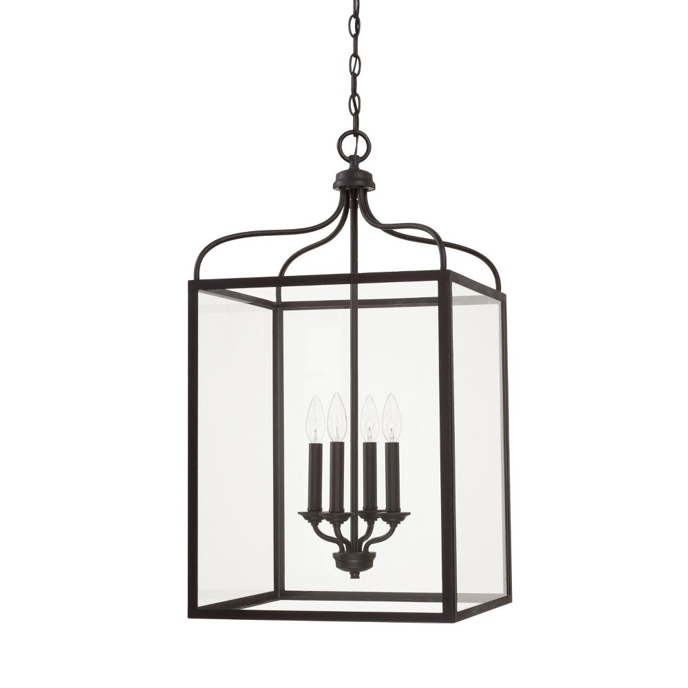 Capital Lighting-528642BI-4 Light Foyer Fixture - in style - 16 high by 29.5 wide   Black Iron Finish