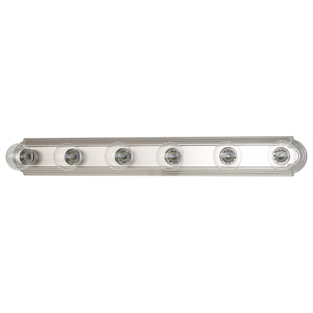 Capital Lighting-8106MN-6 Light Modern Bath Vanity Approved for Damp Locations - in Modern style - 36 high by 4 wide   Matte Nickel Finish