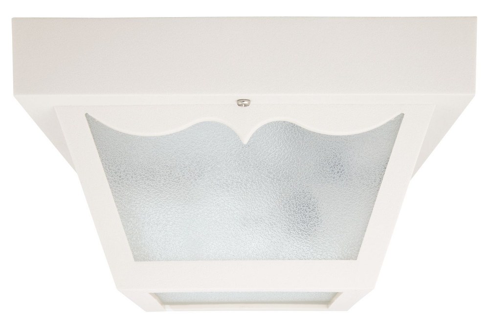 Capital Lighting-9239WH-10 Inch 2 Light Outdoor Flush Mount - in Traditional style - 10 high by 5 wide   White Finish