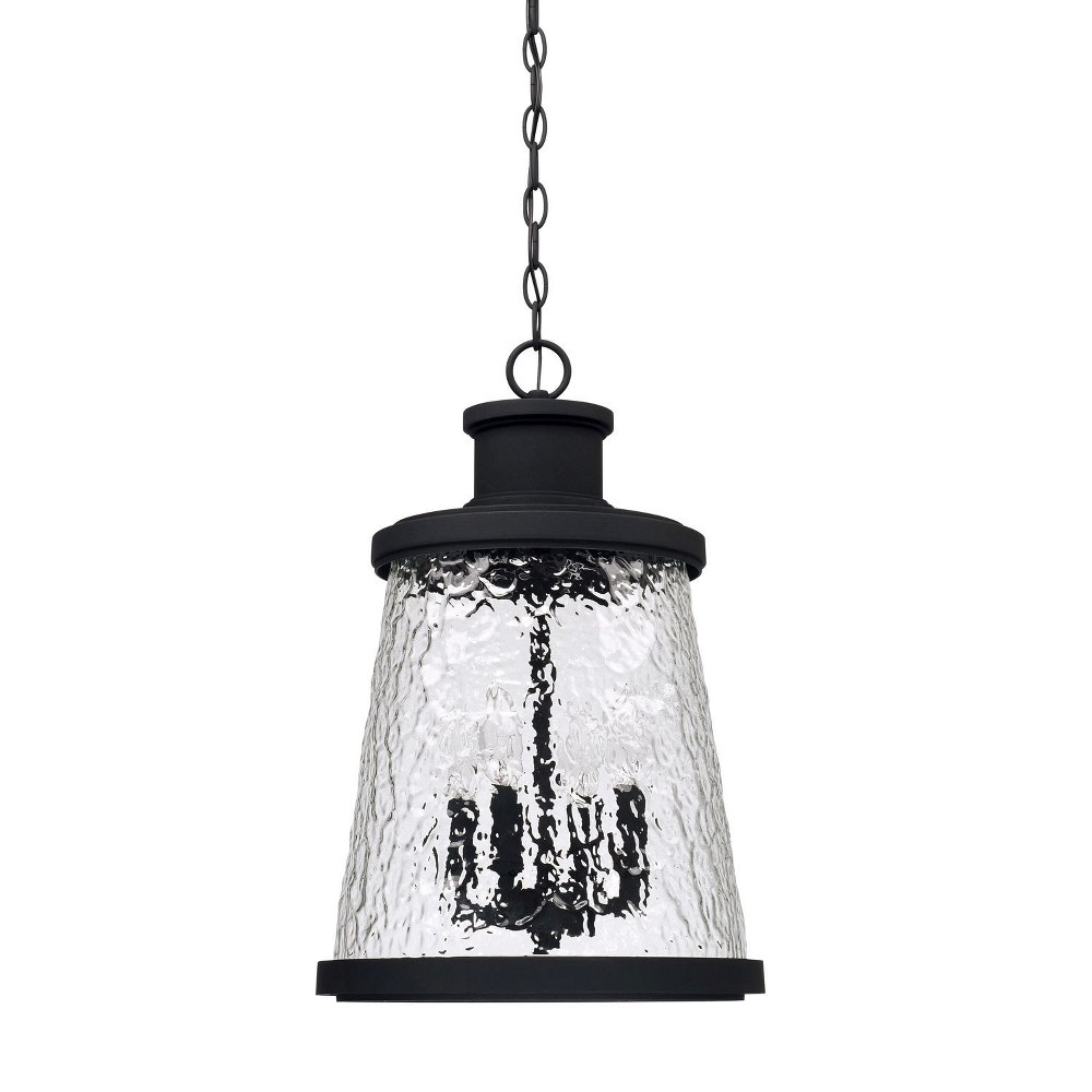 Capital Lighting-926542BK-Tory - 4 Light Outdoor Hanging Lantern - in Transitional style - 13 high by 19.25 wide Rain or Shine made for Coastal Environments Black  Oiled Bronze Finish with Clear Organ