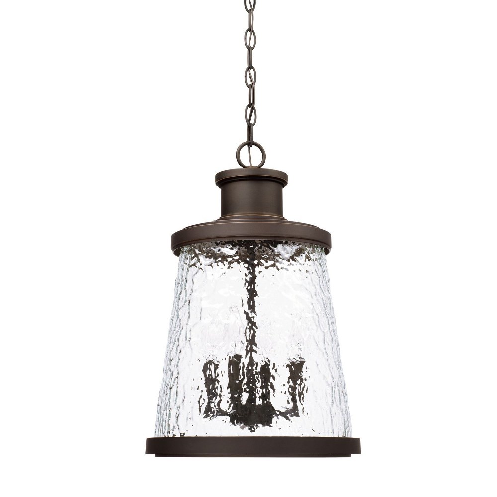 Capital Lighting-926542OZ-Tory - 4 Light Outdoor Hanging Lantern - in Transitional style - 13 high by 19.25 wide Rain or Shine made for Coastal Environments Oiled Bronze  Oiled Bronze Finish with Clea