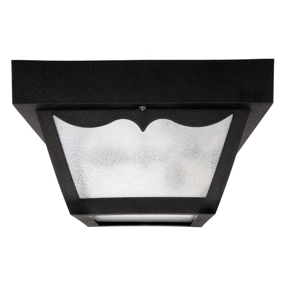 Capital Lighting-9937BK-8 Inch 1 Light Outdoor Flush Mount - in Traditional style - 8 high by 5 wide   8 Inch 1 Light Outdoor Flush Mount - in Traditional style - 8 high by 5 wide