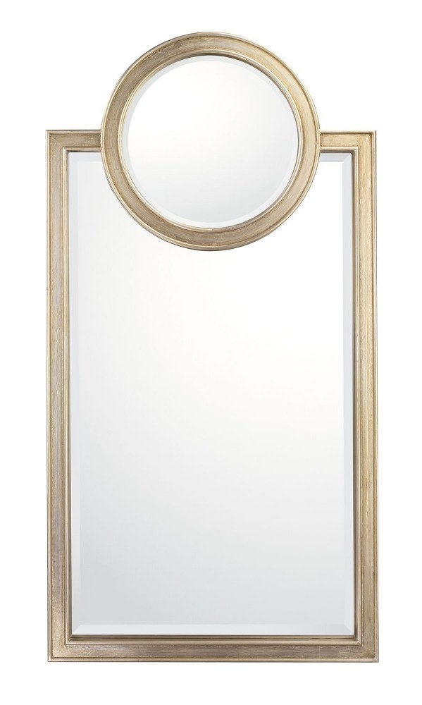 Capital Lighting-M462401-46 Inch Rectangular Decorative Mirror - in Modern style - 24 high by 46 wide   Brushed Silver Finish