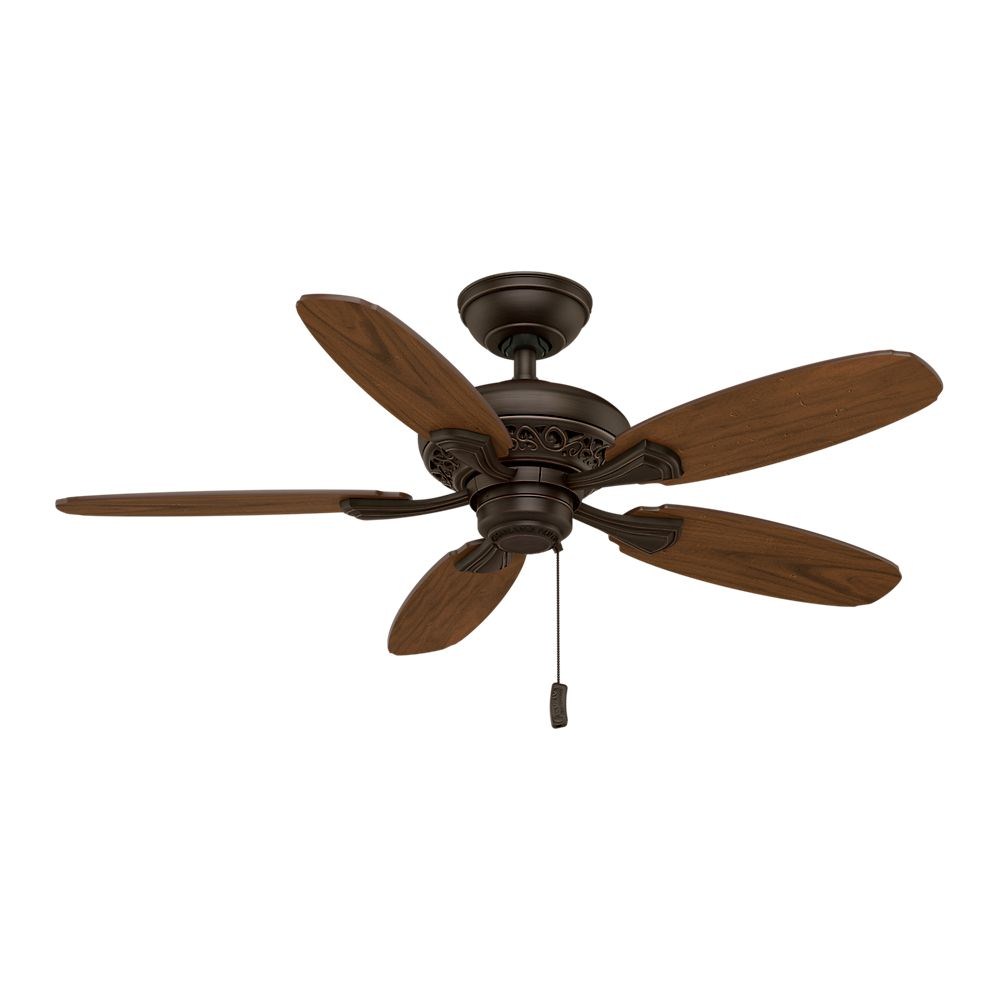 Casablanca Fans-53195-Fordham - 5 Blade 44 Inch Ceiling Fan In Traditional Style And Includes 5 Motor Speed Settings Brushed Cocoa Finish
