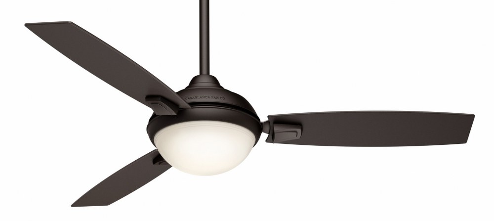 Casablanca Fans-59159-Verse - 3 Blade 54 Inch Ceiling Fan with Handheld Control in Modern Style and includes 3 Motor Speed settings Maiden Bronze Maiden Bronze/Espresso Satin Nickel Finish with Platinum/Black Mahogany Blade Finish with Clear/White Cased G