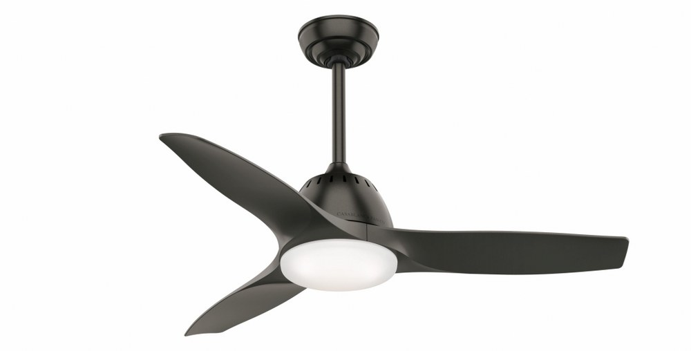 Casablanca Fans-59287-3 Blade 44 Inch Ceiling Fan with Handheld Control Noble Bronze Noble Bronze Noble Bronze Finish with Noble Bronze Blade Finish with Cased White Glass