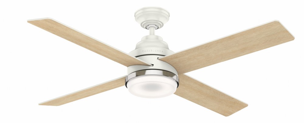 Casablanca Fans-59413-Daphne - 4 Blade 9 Inch Ceiling Fan with Wall Control in Modern Style and includes 4 Motor Speed settings   Fresh White