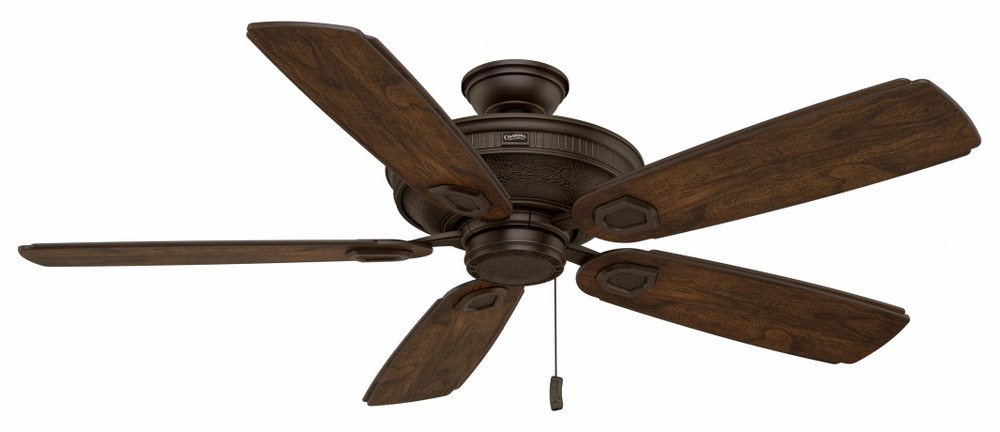Casablanca Fans-59528-Heritage - 5 Blade 60 Inch Ceiling Fan In Farmhouse Traditional Style And Includes 5 Motor Speed Settings Brushed Cocoa Finish with Reclaimed Antique Blade Finish